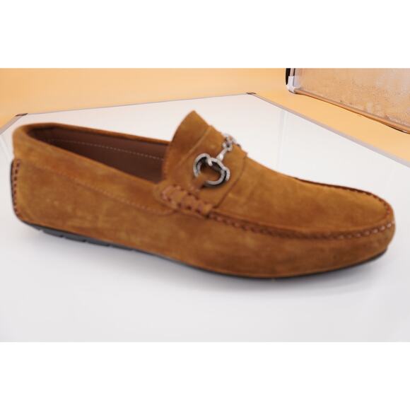 To Boot New York Nashua Brown Suede Men\'s Penny Bit loafer SZ 11.5 Driver Sigaro main image 11